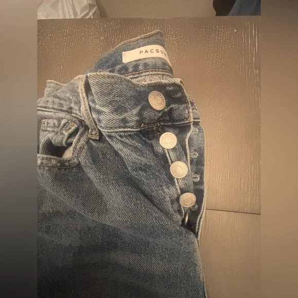 PacSun women's 25 jeans high rise straight - Picture 3 of 5